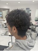 メンズスパイラルパーマ