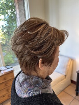 ユウヘアー 尾張旭店(U Hair) ふんわり華やかショートスタイル