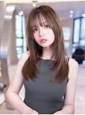 レイヤーカット×スモーキーブラウン/イメチェンヘアスタイル
