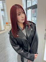 ラルガ 城野店(Raruga)&nbsp;レイヤーカット/ダブルカラー/ブリーチ/ハイライト/ピンク