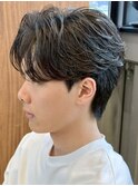 横浜西口ニュアンスパーマフェザーパーマセンターパートウルフ