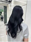 大人可愛い！赤みがでない黒髪カラー