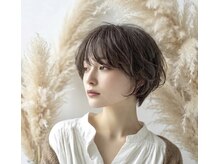 カミコーゼット グレイ(kamiko-Z Gray)の雰囲気（透ける前髪で一気に軽さと艶をUP）