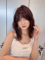 ロンド クラン 岡崎(Lond Clan)&nbsp;艶めくカシスブラウンミディアムレイヤー