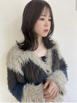 アンドカオマワリカットファム(Fann.)&nbsp;ミディアムレイヤー 顔まわり くびれ巻き 髪質改善 艶髪 前髪