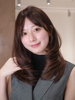 ヴィヴィッド オモテサンドウ(ViViD omotesando)&nbsp;【扱いやすい】セミロングレイヤー/ブリーチなしマロンブラウン