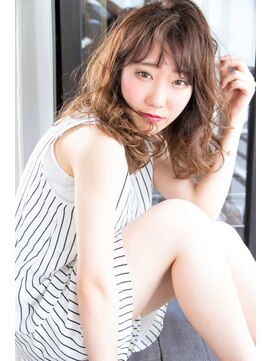 シーラス(cirrus) 【cirrus】 グレージュカラー×無造作ウェーブ20代/30代/40代