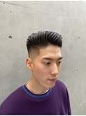 スリックバックスキンフェード