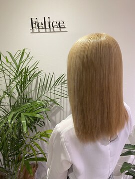 フェリーチェヘアーデザイン(Felice) ホワイトミルクティー♪