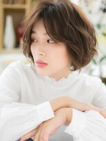 カバーヘア ブリス 上尾西口店(COVER HAIR bliss)&nbsp;■センターパート無造作ふわミディ106-5★上尾20代30代40代