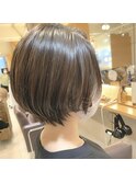 頭の形が綺麗に見えるショートカット amu★se 代々木