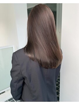 ヌード(nude) nude田中【ブリーチ無し】髪が柔らかく見えるブラウンカラー