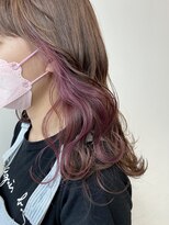アライブ キチジョウジ(ALIVE Kichijoji)&nbsp;韓国風インナーカラー/イヤリングカラー×ラベンダーピンク
