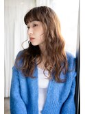 エアウェーブでかける透け感ぬけ感MIXパーマ