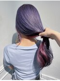 インナーカラー/韓国ヘア/ケアブリーチ/ダブルカラー/渋谷駅