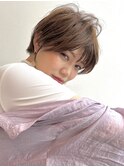 誰でもお洒落な20代30代40代50代こだわりハンサムショートボブ