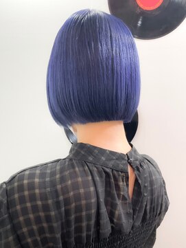 デート 下北沢(DATE) ダブルカラーブルーベージュカラーケアブリーチハイトーンカラー