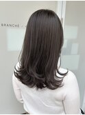 【艶カラー/透明感カラー】オリーブグレージュ