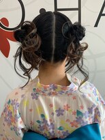 イロハ(I RO HA)&nbsp;浴衣ツインお団子ヘア