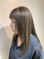 アズール 草加(azule)&nbsp;ロングレイヤー×ハイライトカラー　グレージュ