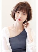 【 I. 】30代からのナチュラル前下がりショートボブ 川口