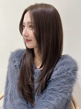 ノイ(noi) ミルクティーベージュカラーくびれヘアグレージュカラー韓国