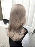 ミルクティーグレーホワイトミルクティーカラーブリーチカラー