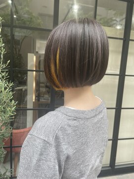 トロンヘアー(tronc hair) カナリアイエローで肌馴染み良くセンスアップ
