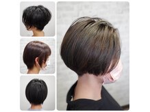 ヘアアンドネイルモア(HAIR NAIL more)の雰囲気（エフィラージュカットで動きのある美しいシルエットに♪）
