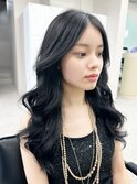 レイヤーカット/顔周りレイヤー/髪質改善縮毛矯正
