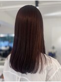 レッドブラウン/大人ツヤ髪　【HIYORI】