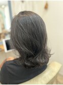 大人ミディアムレイヤースタイル