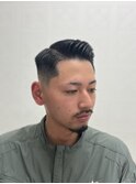 フェードスタイル　サイドパート