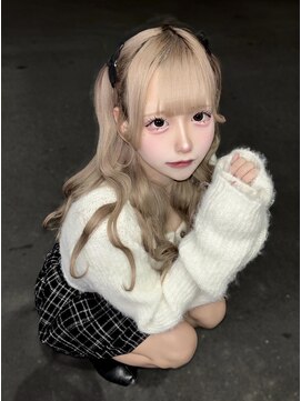 オズ 梅田店(OZ) ミルクティーベージュ/バージンレミーエクステ60枚