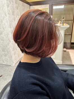 ルポ(H REPOS)の写真/年齢とともに気になる白髪もしっかりカバーしながら艶感のある自然な仕上がりに◎ファーストグレイも♪