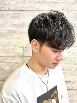 銀座マツナガ 神田店 ツーブロックナチュラルさわやかビジネスマンスタイル