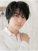 抜け感パーマのルーズヘアで好感度◎束感ショート！仙台愛子