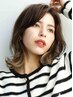 【人気☆白髪ぼかし2】ポイントハイライト+N.オンカラー+前髪カット￥13750→