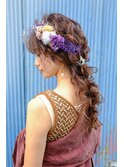 編み下ろしアレンジ♪【merc.松下】卒業式、結婚式、二次会に♪