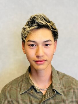 アストロ(ASTRO) 一宮メンズ束感ショート×ハイライトアップバング爽やか清潔感