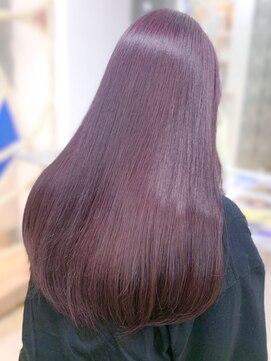 ルフェリ(Lufeli) 【Lufeli】いとうりお　ワインレッド　ケアブリーチ　髪質改善