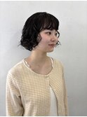 キュートなパーマボブ