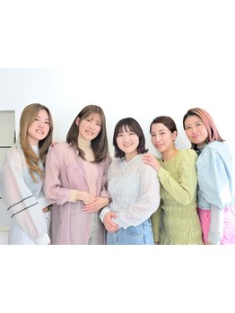 在籍スタッフは全員女性＊女性ならではの視点でお客様のキレイをお手伝い。個室やVIPルームも有り◎