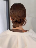 アイティーバイアルバム 北千住店(IT by ALBUM)&nbsp;韓国ヘアおくれ毛オリーブベージュグレージュ_ba545343