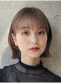 切りっぱなしボブ/くびれボブ/ぱつっとボブ/外ハネボブ