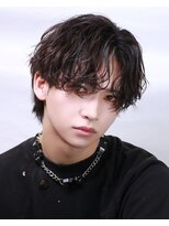 アイトーキョー 池袋(AI TOKYO) 波巻きシャドウパーマ×センターパート/池袋/池袋駅