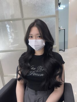 マーシュ 梅田(marshu) Blue black / ヨシンモリ / 韓国ヘア*