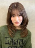 美髪ざくざくレイヤーハッシュカット