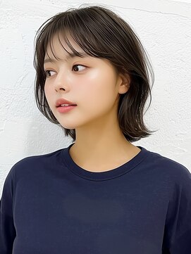 シースルー外ハネミディアム