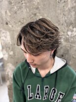 リラクオーレメンズ(LIRA CUORE men's) フェザーパーマ風スタイル